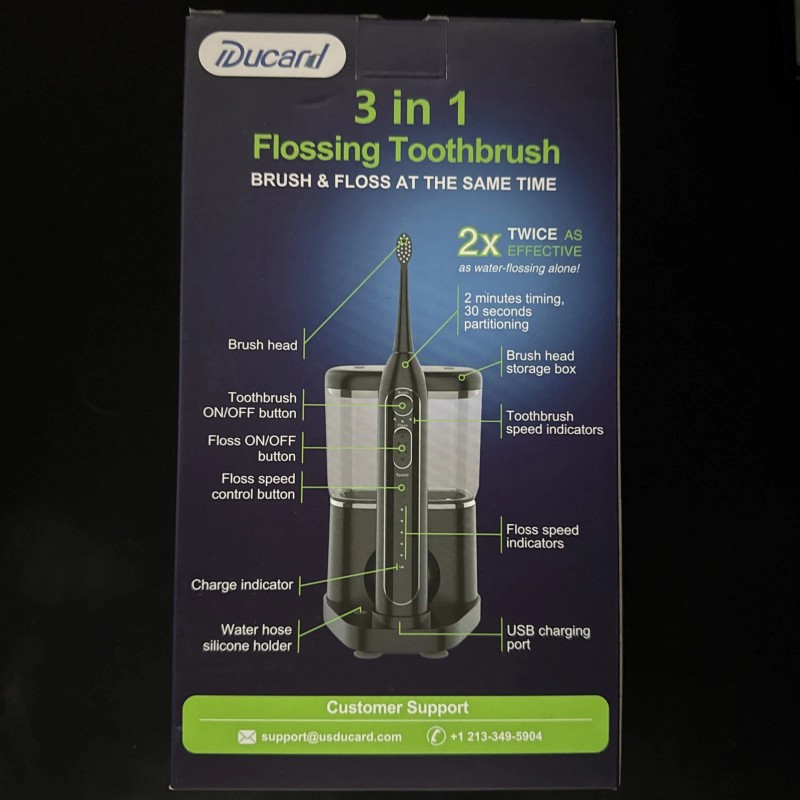 Ducard - 3-in-1 Electric Flossing Toothbrush - NEW