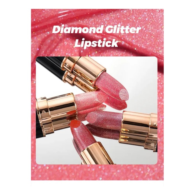 Kit 3 Labiales Metalizados Ultra Brillantes Hidratantes Dura