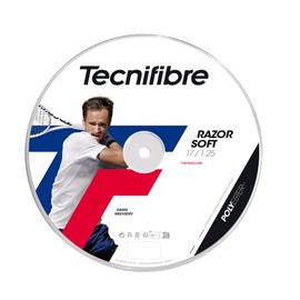 Tecnifibre Razor Soft 200M Carbon Tennis String Roll Monofilament Grey 1.25
