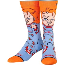 Shop-UP! Socks Chùcky Film Bàmbola Attassìna, Good Guys, Horror Movie Unisex, Black, 43, black