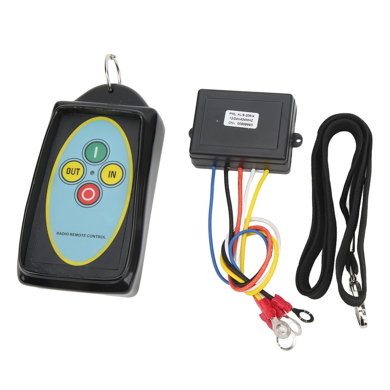 Wireless Winch Remote Control Kit 12V 24V 75ft Long Range