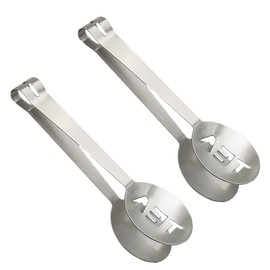 2 Pcs Tea Strainer Herba Tea Tongs Tea Bag Spoon Mini Sugar Clip Tea Bag Strainer Tea Bag Tongs for Loose Tea Loose Leaf Gripping Ice Cubes Tea Bags