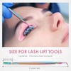 52 herramientas de elevación de pestañas, 50 almohadillas de silicona