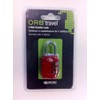 ORB Travel TSA Approved 3 Dial Metal Combination Padlock
