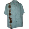 Pacific Legend Hawaiian Tiki Panel Aloha Shirt Sky M