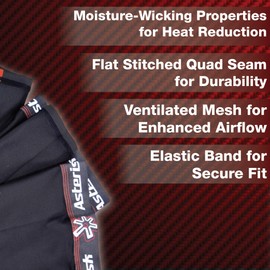 Asterisk Banded Undersleeve for Knee Protector Braces for Motocross, Snowboarding, Skiing, Wakeboarding, Off-Roading, Mountain Biking, SX Racing, MX Racing & More - Size: Small