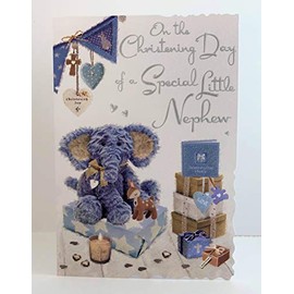 Nephew Christening Card