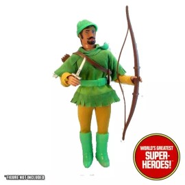 Mego Merry Men Robin Hood Green Jacket Shirt Repro For 8” Action Figure