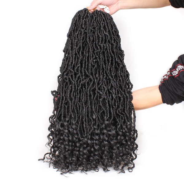 Leeven 24 Inch Goddess New Faux Locs Crochet Hair 6