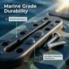 IVYSUN Kayak Track Rail - Low Profile Design for Fishing