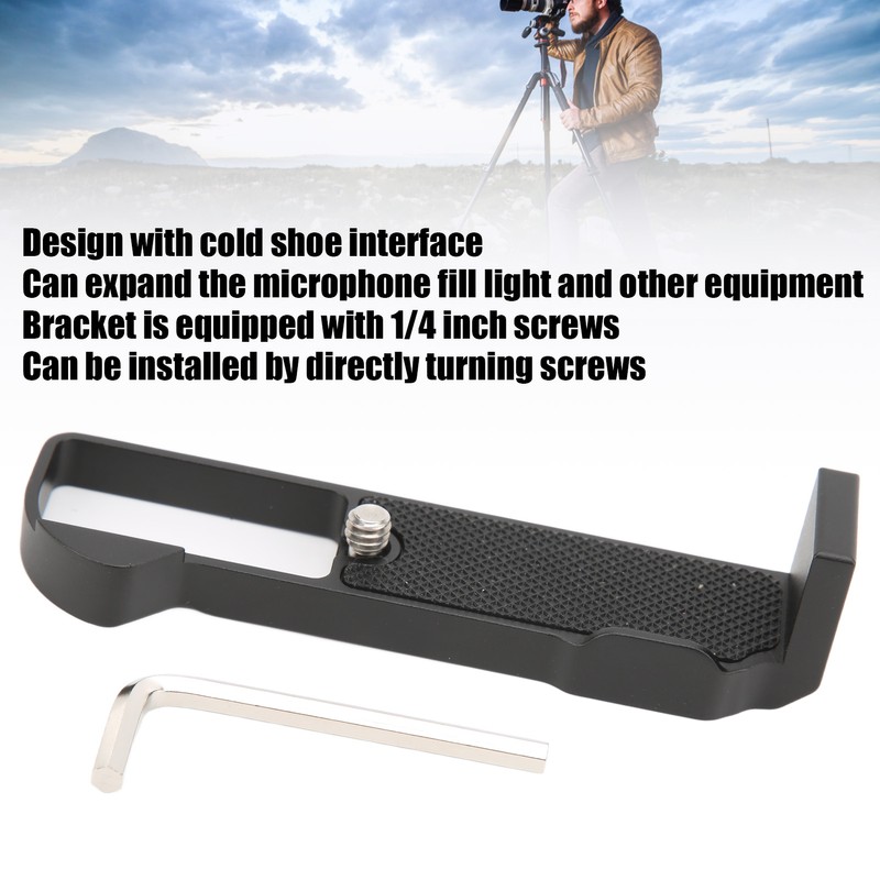 Aluminum Microphone L Extension Bracket Quick Release Extend Plate for
