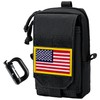 bvya Tactical Phone Pouch, Multi-Purpose Utility Tool Pocket Molle Phone