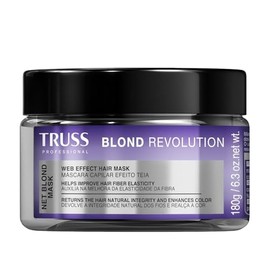 TRUSS- Recupera la vitalidad del cabello esta mascarilla de tratamiento para cabello rubio acta para eliminar la porosidad, realzar el color y...     