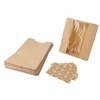 50PCS Bread Bag Kraft Paper Transparent Window Baked Food Packaging