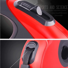 A4DOG Retractable Dog Leash, 16 ft Dog Leash for Medium to Large Dogs Up to 88 lbs, Long Dog Leash, Easy Single Lock-Release Button and Ergonomic Handle, Heavy Duty Tangle-Free Leash