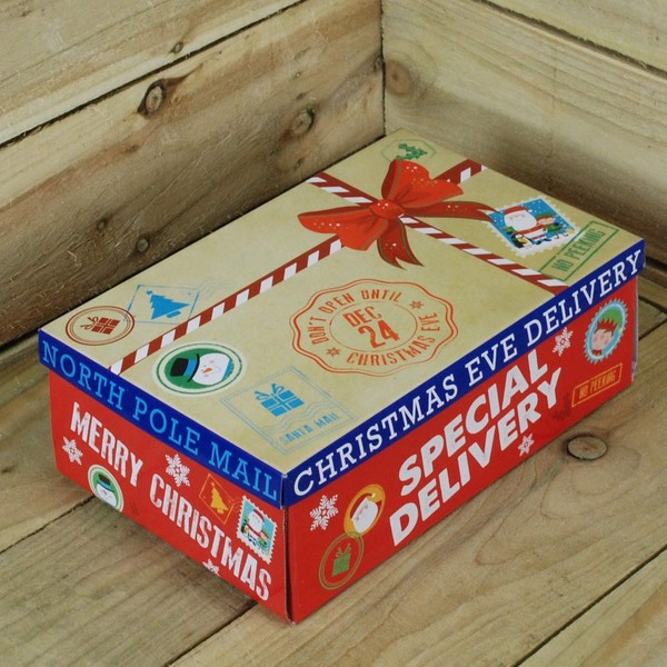 PMS International Christmas Eve Gift Box Special Delivery/Flat Pack - 21cm x 32cm x 11cm