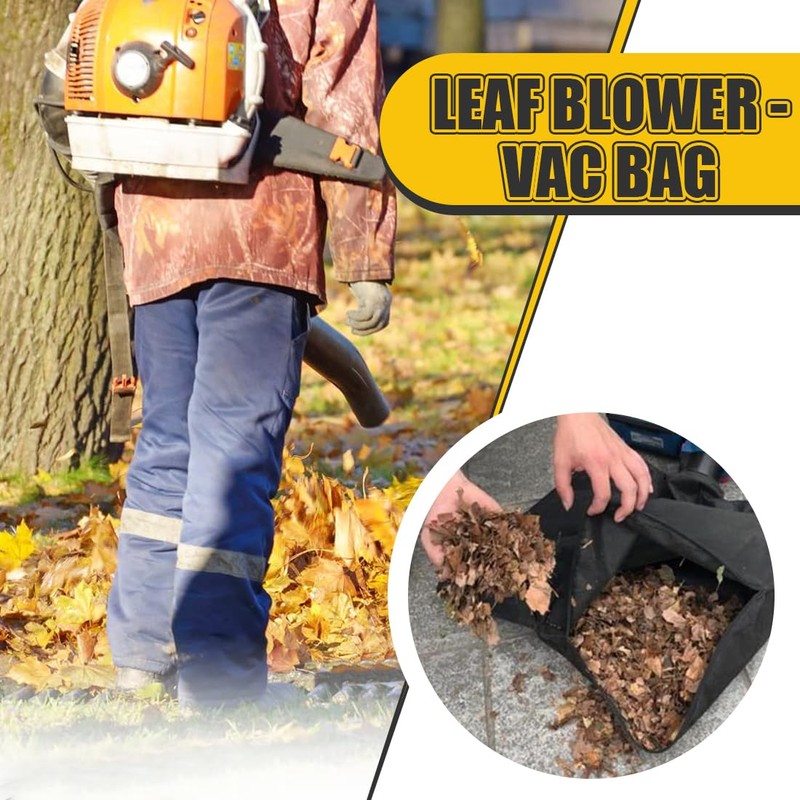 Leaf vacuum collection bag, leaf vacuum collection bag, leaf blower