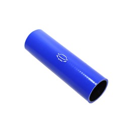 TenkeAuto 8" Long High Performance 4-Ply Reinforced 2" ID Straight Coupler Silicone Hose Turbo/Intercooler/Piping (BLUE 2'')
