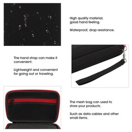 Fosa Bolsa de Almacenamiento para Afeitadora Eléctrica para QP2520/90, QP2520/70, Estuche Rígido de Nailon TPU Estuche para Herramientas de Afeitado Organizador de Viaje Bolsa