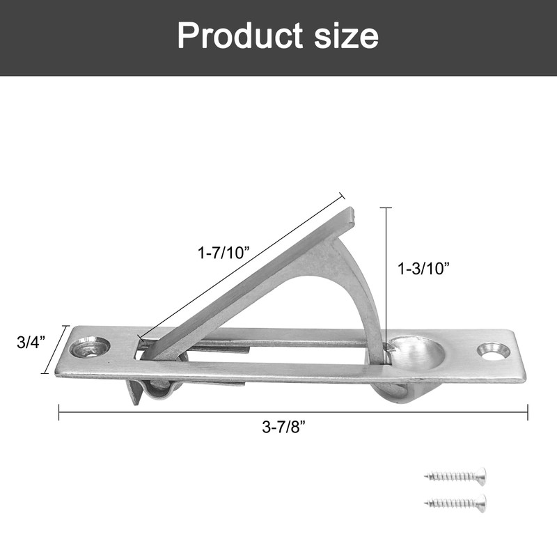 senharvest Pocket Door Edge Pull - Hidden Edge Handles Hardware