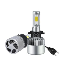 RIDROID 2x H7 LED Headlight Bulbs Kit High or Low Beam 6000K Super White 18000LM Lights
