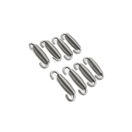 VekAuto 8pcs 60mm Stainless Steel Motorcycle Exhaust Pipe Springs Universal Stylish Design Auto Accessories