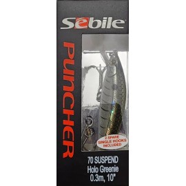 Sebile Puncher Holo Greenie Crankbait 2-3/4 In 1/4oz