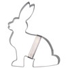 Staedter Sitting Rabbit Cookie Cutter, Silver