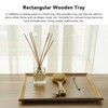 Rectangle Wood Tray Multifunctional Serving Tray for Fruit Food Pizza