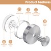 Laexepelle Suction Cup Hooks, Heavy Duty Large Stainless Steel Waterproof
