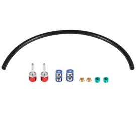 YMT 800-671 A/C Line Splice Kit Fit for 3/8" Line to Hose Repair, With No. 6 Hose 24 Inches, Air Conditioning Repair Splice Connector Kit
