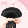 Pinkpearl Clip in Hair Extensions Real Human Hair #1 Jet