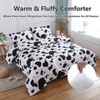 PERFEMET PERFEMET Cow Print Boys Comforter Set Full Size, 3-Piece