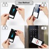 SOPHIYAYA 12 Pack Sliding ID Badge Holder - Vertical Hard