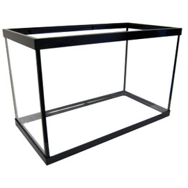 5 Gallon Aquarium with Glass Canopy - 16x08x10 - (1) Aquarium & (1) Glass Canopy ONLY