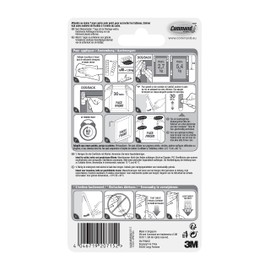 Command 17201 Image Mounting Strips Set of 8 Size M 5.4 kg Load Using all 8