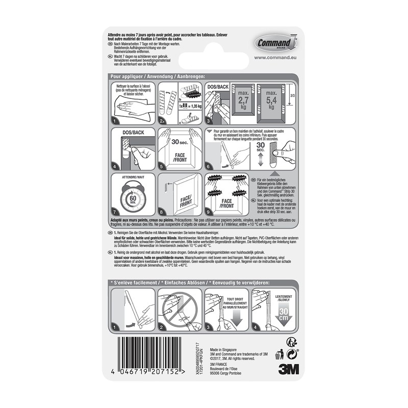 Command 17201 Image Mounting Strips Set of 8 Size M