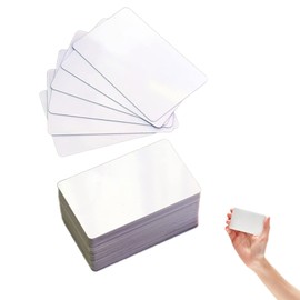 50 Pcs Blank Kraft Paper Cards Business Cards,Message Card,DIY Label Hard Paper Card can be Written on Both Sides,Cards Blank for School Home Office Supplies,Shorthand Learning,DIY,Memory(87 * 52mm)