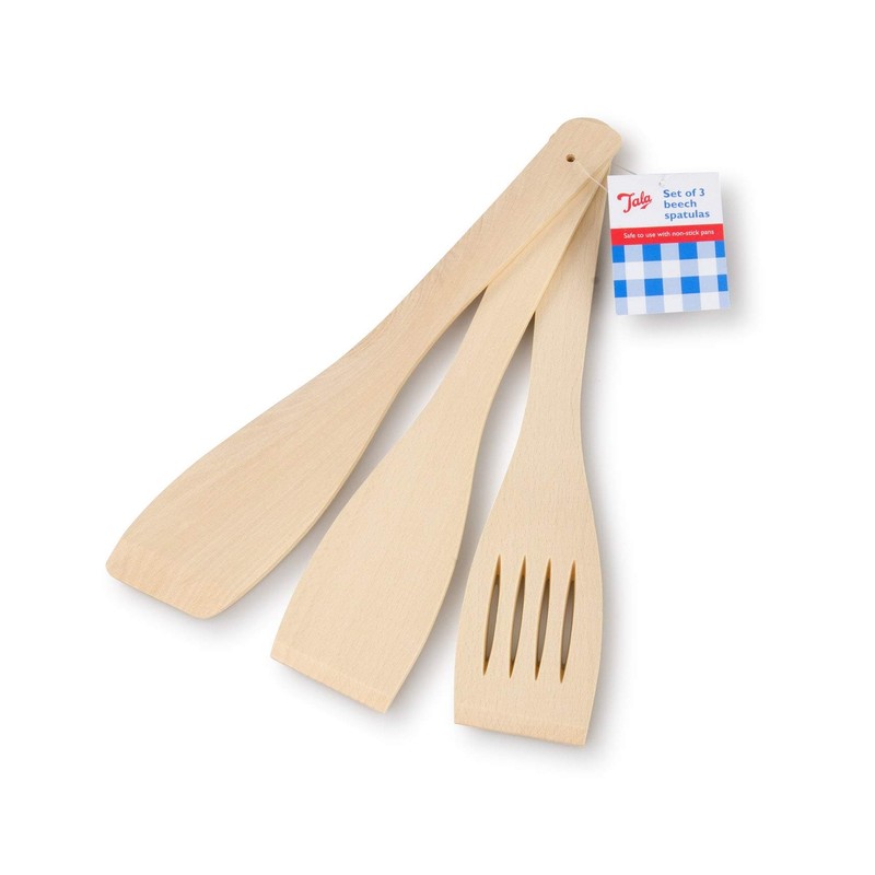 Tala wooden Spatula Set, Beige, Regular