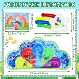 UOY Stress Relief Toy, Anti-Stress Toy Children, Quicksand Stress Relief Toy for Leisure, Entertainment, Stress Relief (D)