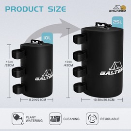 Canopy Water Weight Bag,220 LBS Water Tent Weights Set of 4 Leg Weights for Pop Up Canopy,Canopies,Tent,Gazebo,Black