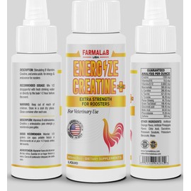 FARMALAB Ener-Gize Energy Booster for Rooster Natural Multivitamin - Liquid 60 MLL
