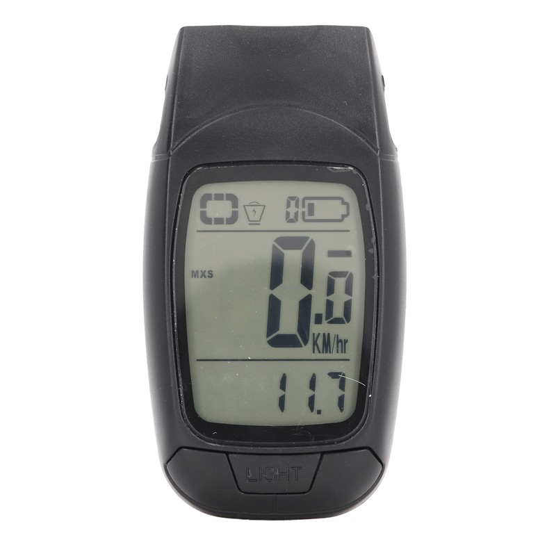 Bike Computer IP64 Waterproof Large LCD Backlit Display Cycling Speedometer