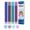 Willingood 12 x Erasable Refills [3 Blue, 3 Black, 3