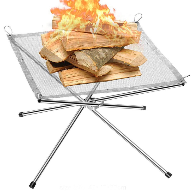 SRECNO Bonfire Mesh Fire Stand, Bonfire Stand, Mesh Sheet, Mesh