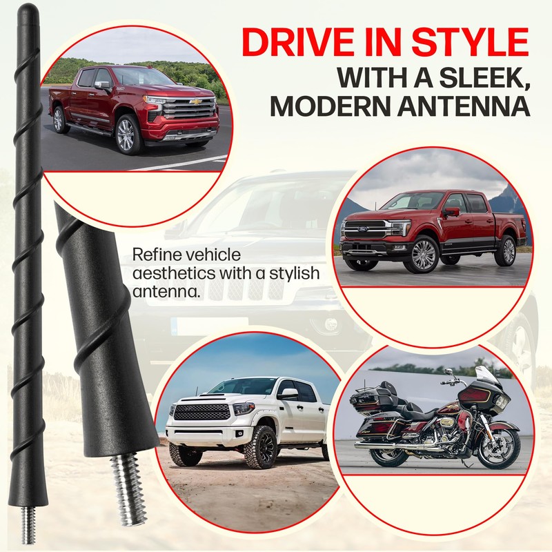 Antenna fits Ford F-150 (2009-2026) - Ford Bronco (2021-2026) 8