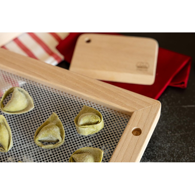Marcato Wooden Dough Scraper with Side Hole | For Sharing