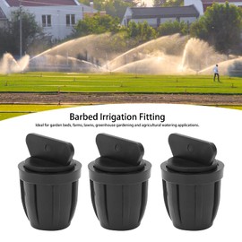 Atyhao 20 Pieces 8/11 Hose End Plugs with Closure Drip Barbed Wire End Plugs for Drip Irrigation Hoses Drip Irrigation Kits