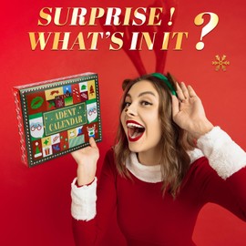 Makeup Advent Calendar 2023, 12 Days Christmas Countdown Advent Calendar Gift for Women, Xmas Gift for Girls,Makeup Gift Set,Xmas Gift Box Calendar for Women Full Kit