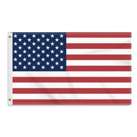 Large 90 x 150 cm USA Flag, Large 150D America Friendship Banner, Germany Flag Doube Side Print Decor Brass Eyelets Large USA